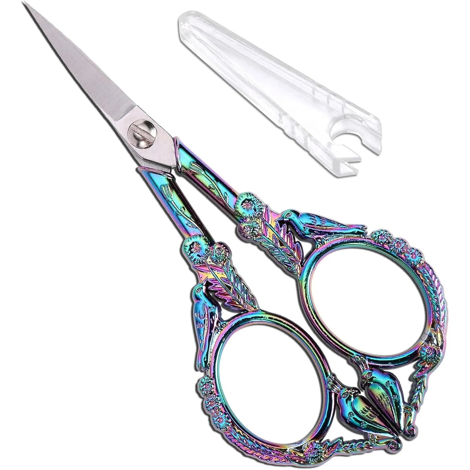 

Sewing Embroidery Scissors – Small Vintage Sharp Detail Shears for Craft, Artwork, Needlework Yarn, Handicraft DIY Tool, Thread