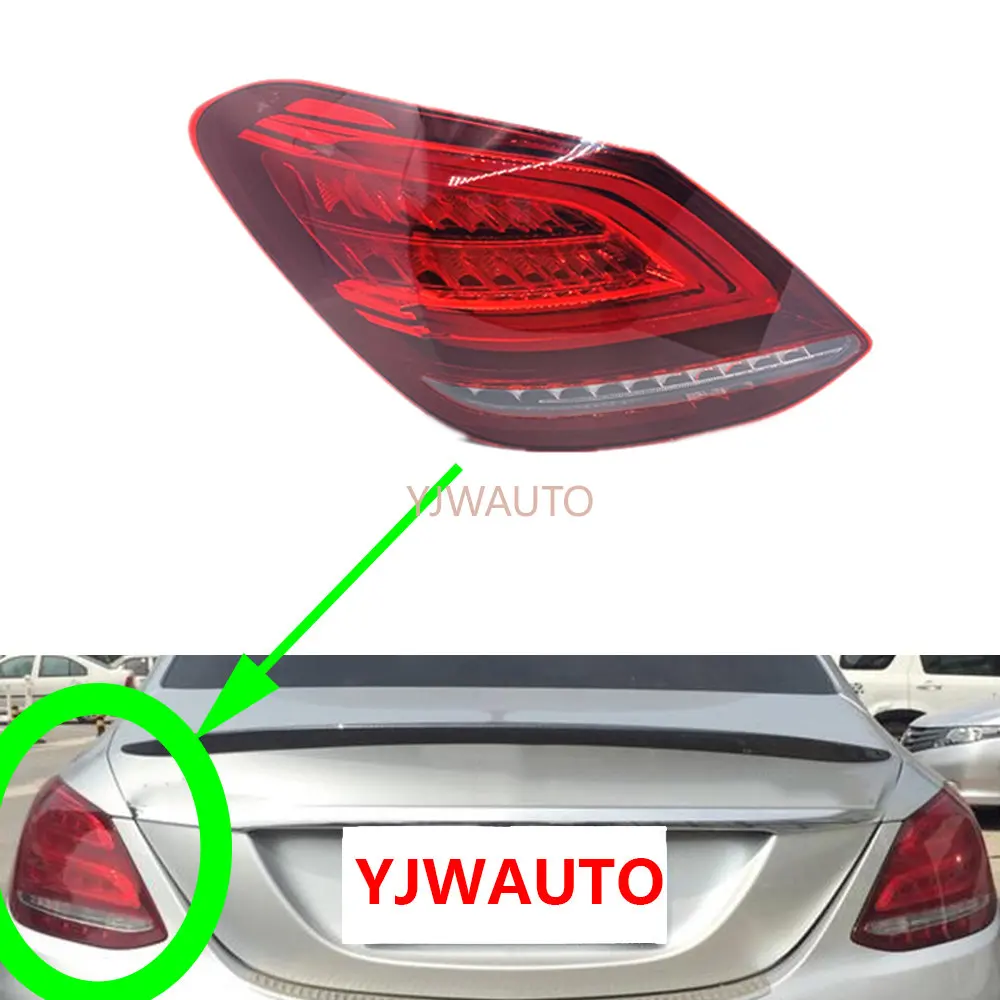 Taillights Assembly For Mercedes-Benz C-Class W205 C200 C260 C300 Taillamp Car Lights Rear Brakelights Turn Signal Stop Lamp