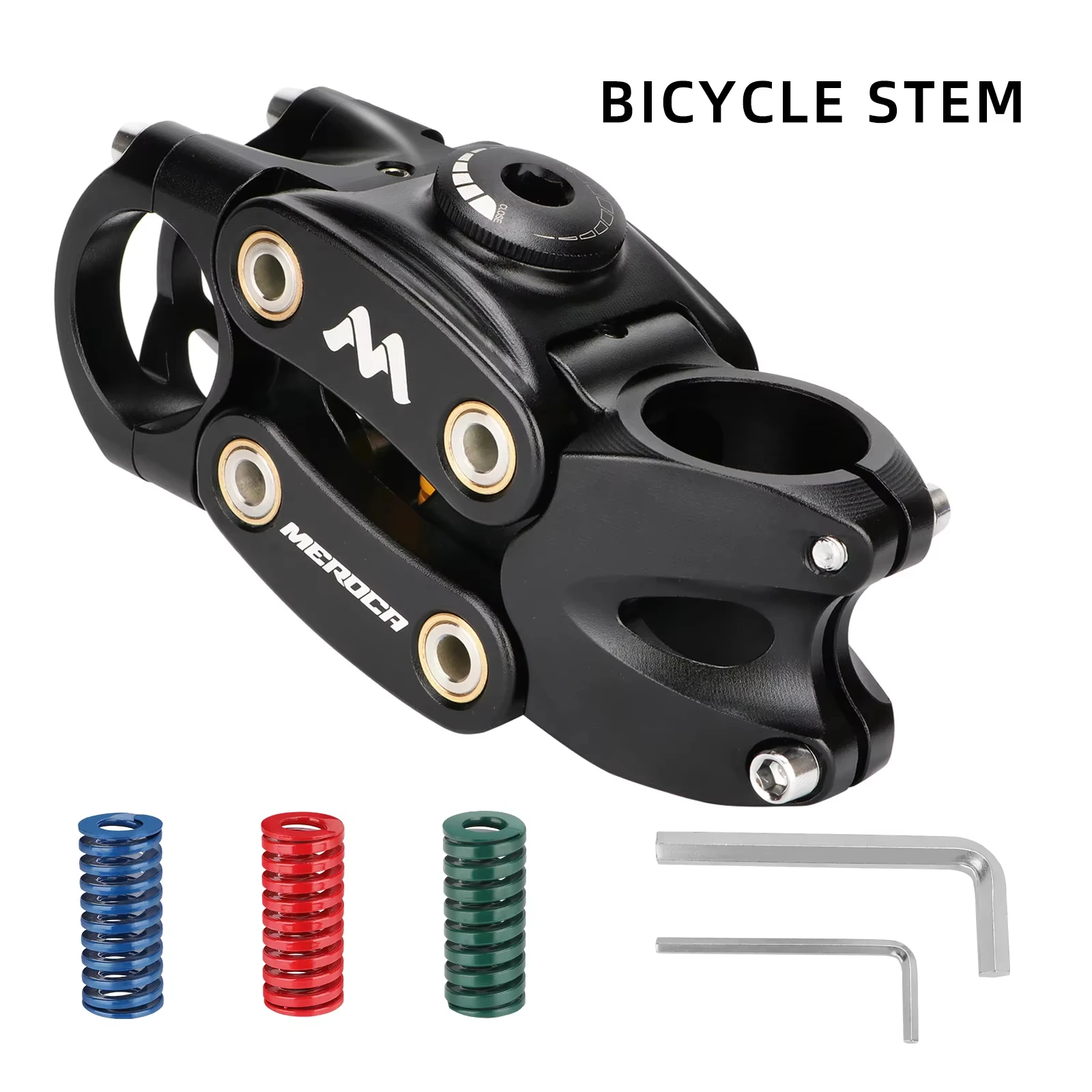 MEROCA自転車用フォークリンクショックステム 31.8*90MM アルミ合金 XC グレイバーロード マウンテンバイク ライザーステム サスペンションステム