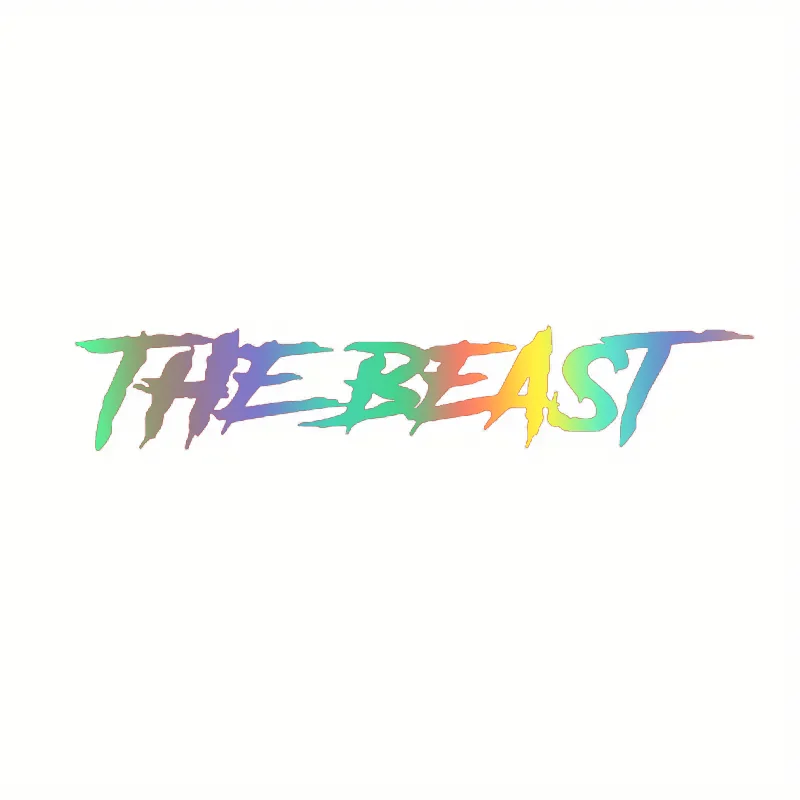 LYKX The Beast ملصق سيارة سيارة دراجة نارية شاحنة نافذة الوفير المحمول ملصق حائط من الفينيل