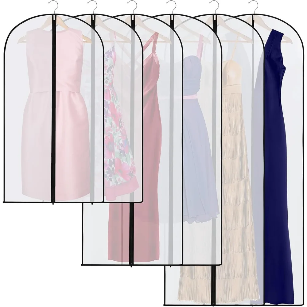 

20 Pack Large Hanging Garment Bags with Full Zipper for Clothes, Suits, and Coats Storage