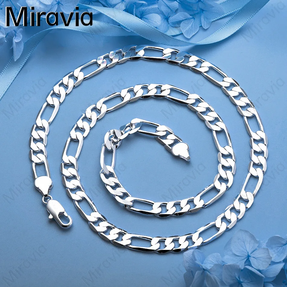 

Miravia 925 Sterling Silver 8mm Three-Branch Necklace - Everyday Accessory For Women, Simple And Elegant Jewelry