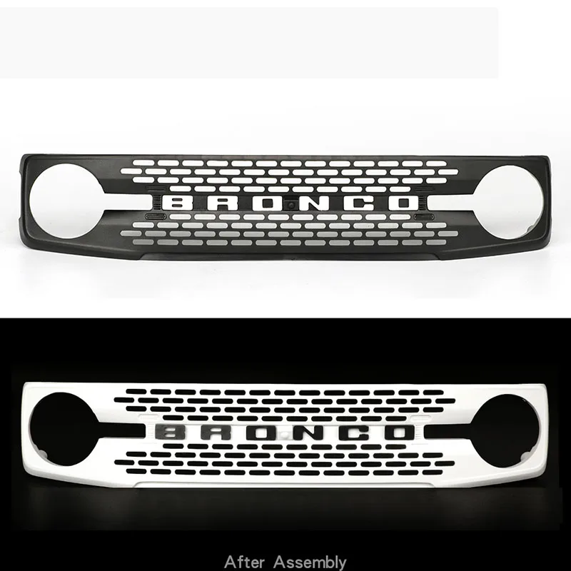 New Liema Middle Grid Front Grille Mask for 1/10 RC Crawler Car Traxxas TRX4 T4 Ford Liema AXIAL SCX10 RC4WD Upgrade Parts DIY