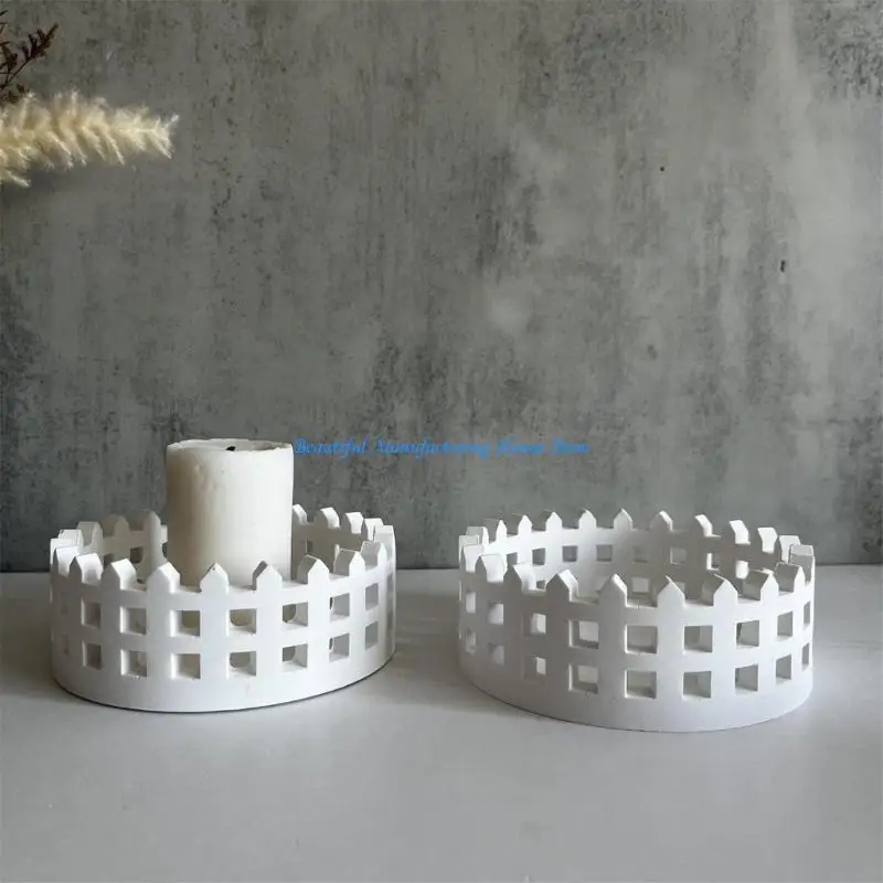 E56A قواعد زارع السياج الأنيقة قالب ارتفاع درجة الحرارة مقاومة سيليكون زارع قاعدة القالب لعشاق البستنة