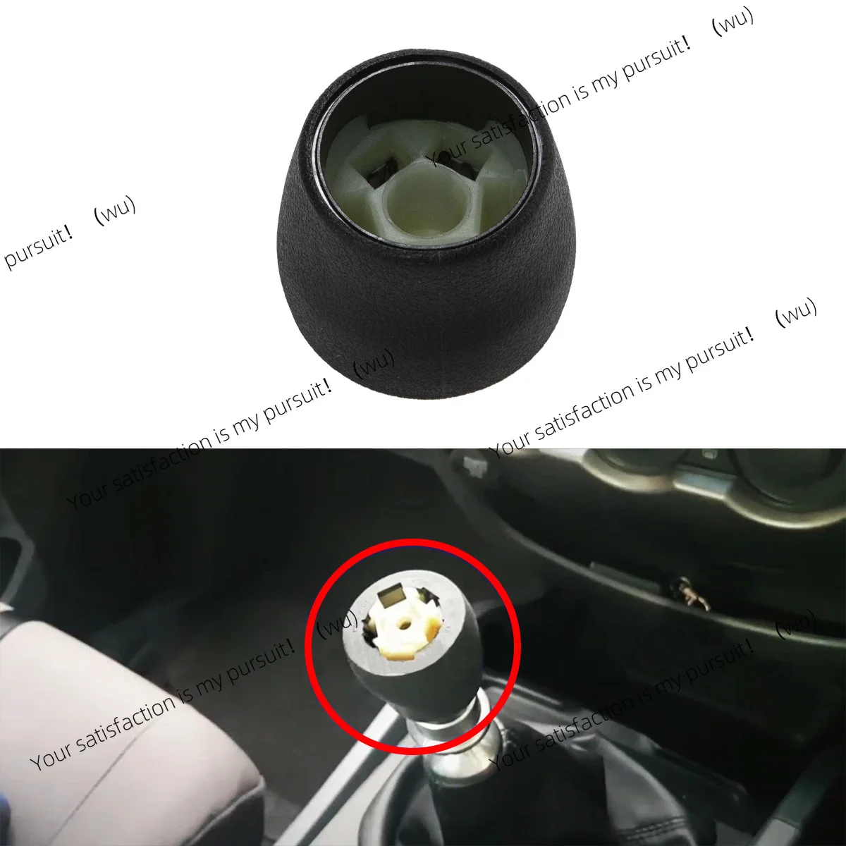 

For Ford Ranger T6 Manual Transmission Shift Handle or Cap, Auto Parts AB39-7J407-AC, 5362393