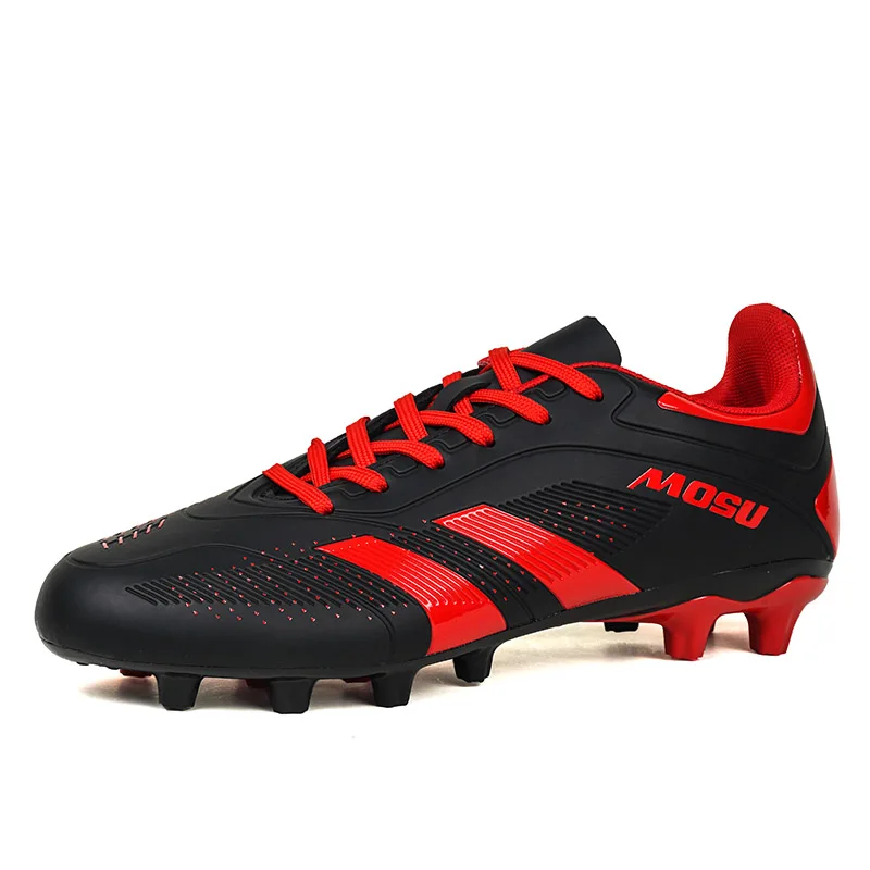 

Football Shoes Men Women Spiked Soccer Cleats Futsal Training Sneakers Professional Breathable Ultralight PVC Soccer Field Boots