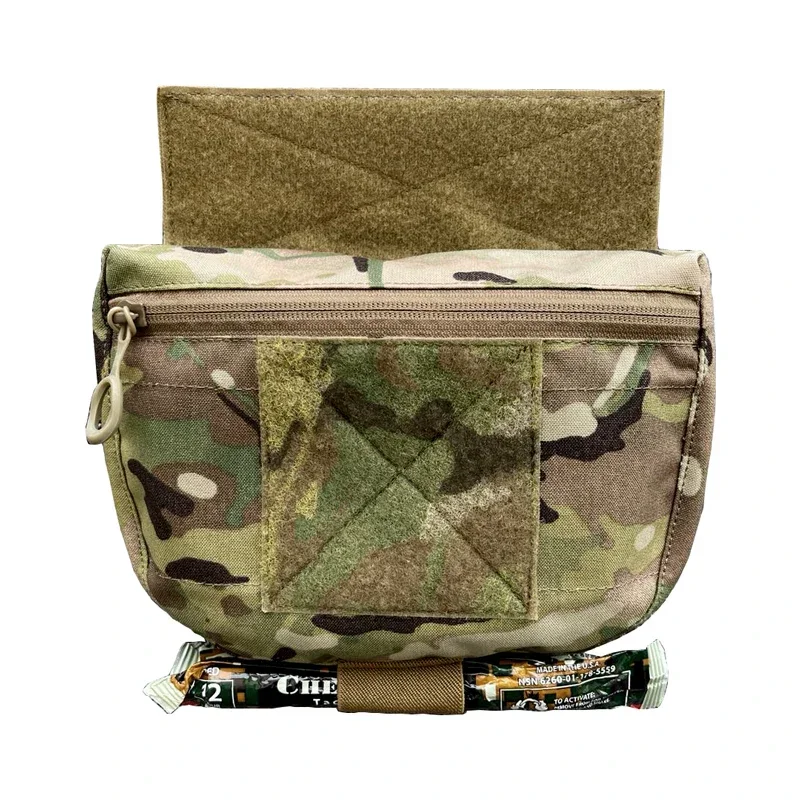 

Tactical Chest Rig Hanging Pouch Vest Airsoft Vest Multicam EDC Expansion Storage Bag Abdominal Bag