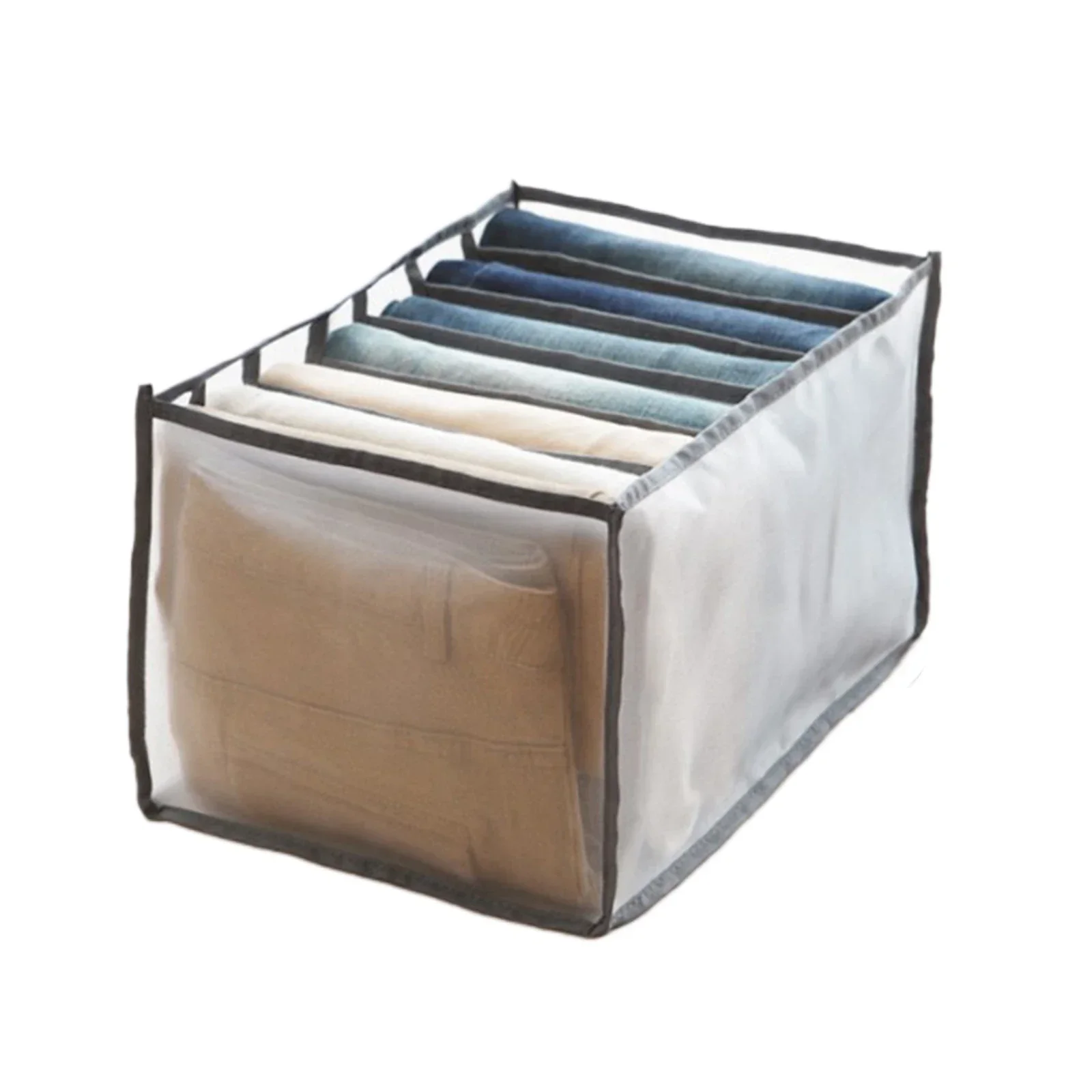 Household Supplies Storage Box 1pcs 25x36x20cm Closet Clothes Drawer Compartment Storage Mesh Storage Compartment