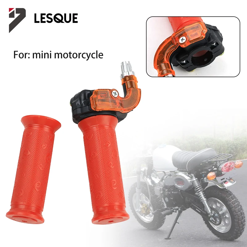 

LESQUE Pit Dirt Bike поворотный дроссельный ускоритель 3-ступенчатая ручка для 2-тактных 43cc 47cc 49cc мини-карманных велосипедов, скутеров, квадроциклов