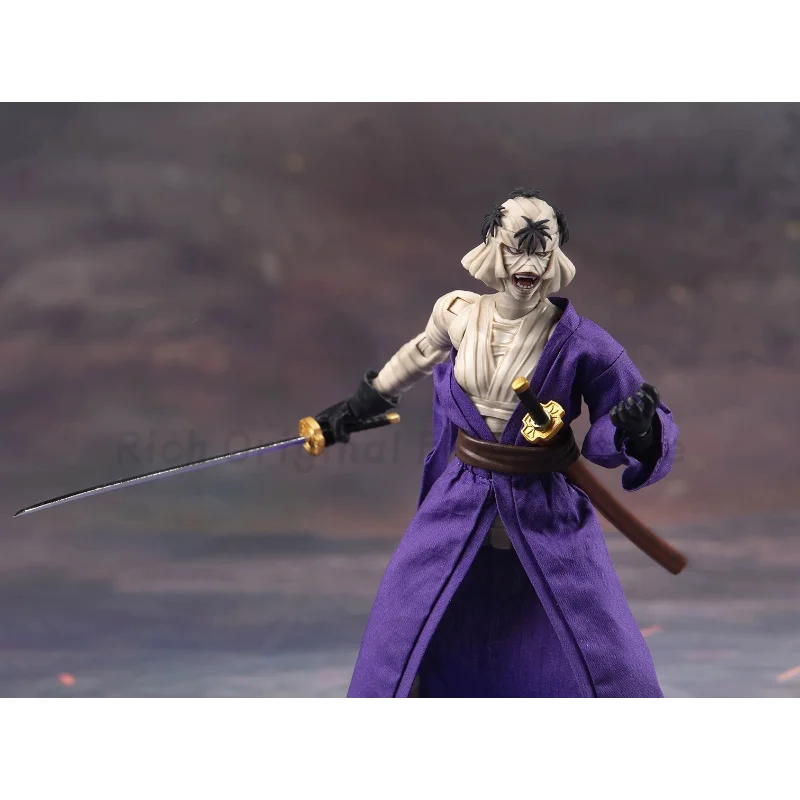 【Op voorraad】Originele Echt Dasin/Great Toys/GT Rurouni Shishi Yuma Anime 1/12 Action Figure Model Speelgoed Ornamenten