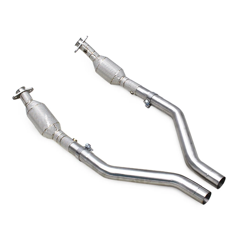 Tubo de Escape con Catalizador LXBY-OEM para Ford Mustang V6 3.7L 2012-2013, Acero Inoxidable, Alto Flujo