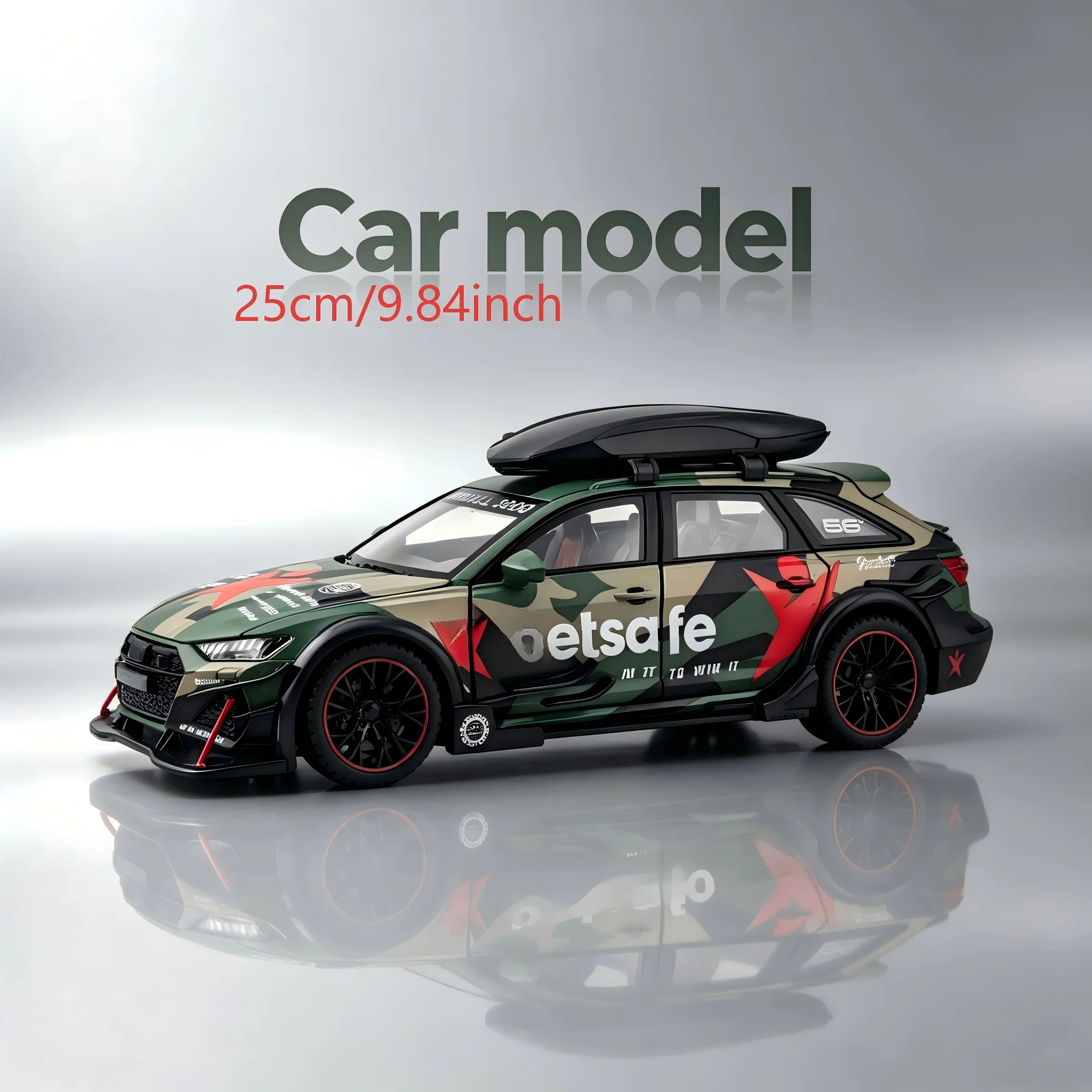 1:24 Scale High-Grade Alloy Sports Car Model - Stylish Design, Exquisite Craftsmanship, Realistic Appearance Whether It's Home Decor or Not, It's Still a Part of Home Decoration.