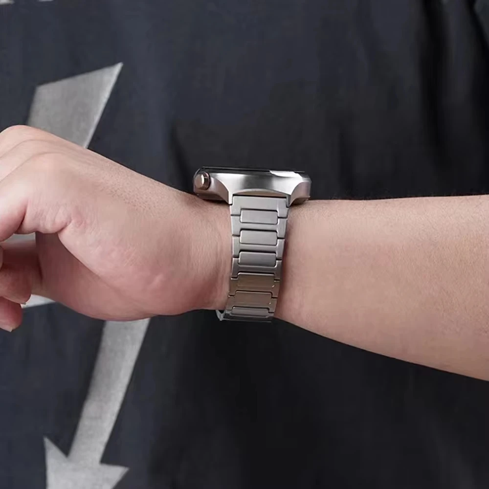 22 مللي متر حزام معدني فاخر لساعة هواوي GT 5 Pro 46 مللي متر سوار عمل رجل من الفولاذ المقاوم للصدأ لساعة هواوي 3/4Pro GT5 GT4 GT3 GT2