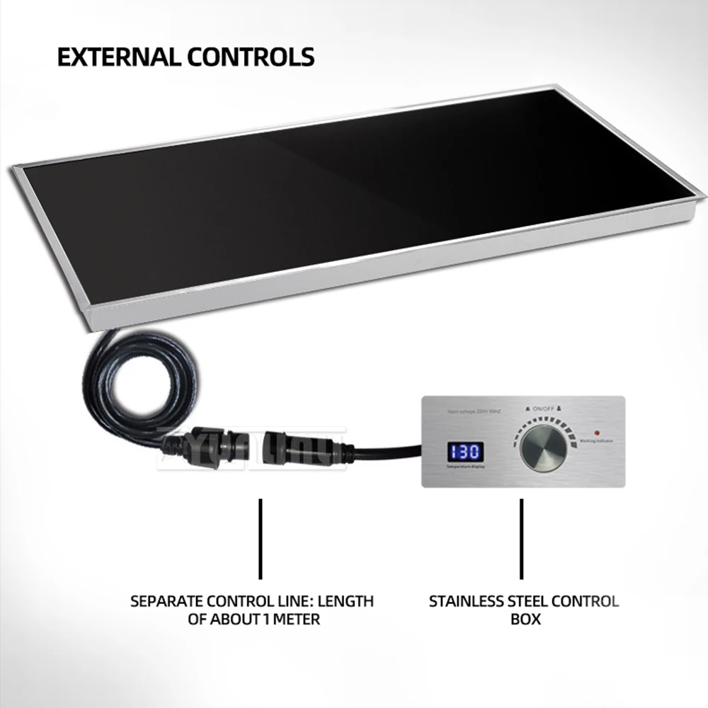 レストラン保温広範囲埋め込み加熱プレート食品ビュッフェ断熱装置