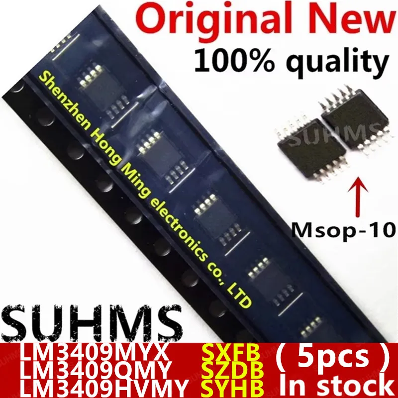 

(5piece)100% New LM3409 LM3409QMY SZDB LM3409MYX SXFB LM3409HVMY SYHB MSOP-10