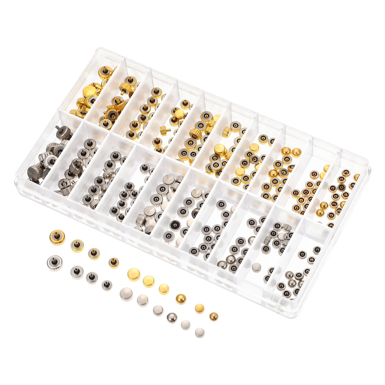 

1Set Watchmaker Accessory Watch Crown Parts Precision Crafted Replaceable Repair Components for Timepiece Service