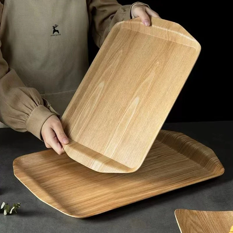 

Деревянный поднос, поднос для торта, хлеба, чашка для воды, плоский поднос, бытовой кухонный поднос для хранения