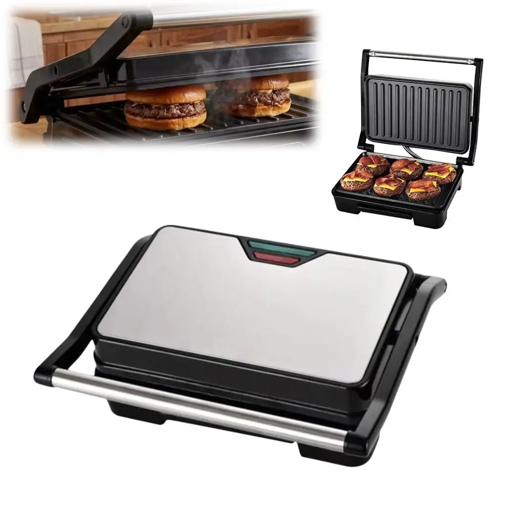 Machine Non-Stick Sandwich Toaster Quick Heating Multifunctional Breakfast Maker Convenient Large Capacity Sandwich Maker Lunch