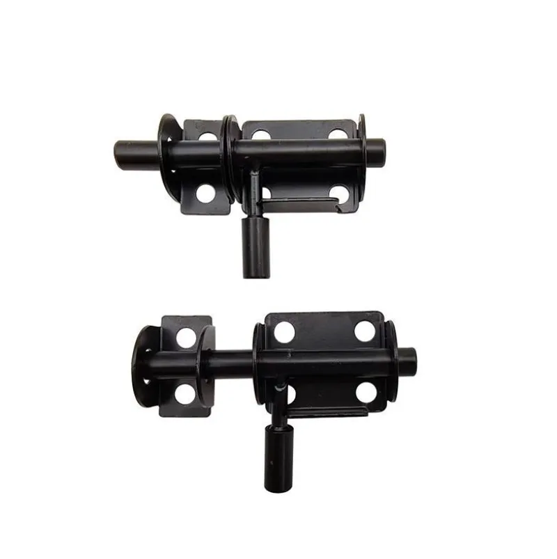 

Pet Cage Latch Black Electroplated Double Ended Solid Bolt 66x31x1mm for Wood Door Lock latch door security lock