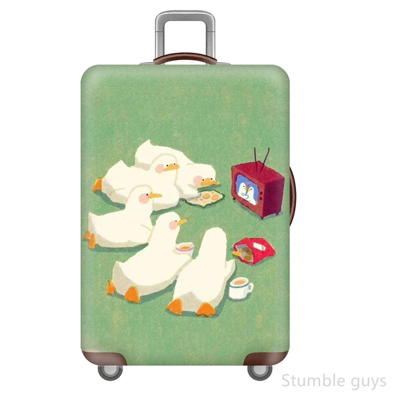 

Прочный эластичный чехол для багажа, защитный пылезащитный чехол для чемодана, прочный, для деловых и отдыхающих поездок, подходит для чемоданов 18-32 дюймов