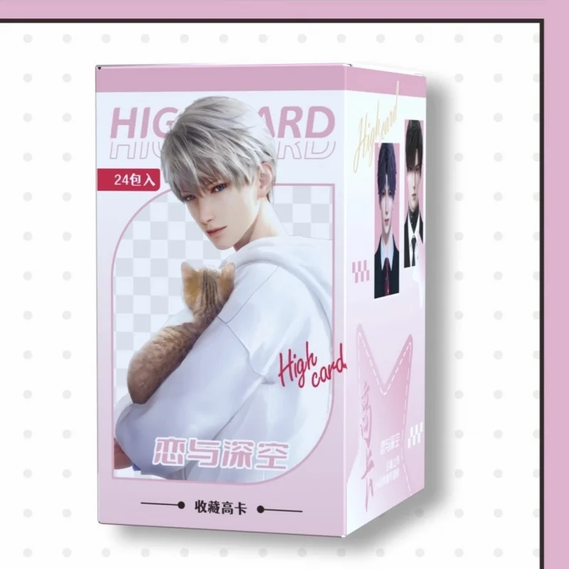 

Коллекционная высокая карточка аниме «Любовь и глубокий космос», двусторонняя карта, студенческий подарок, двумерная зернистая карта, 1 коробка, 24 упаковки