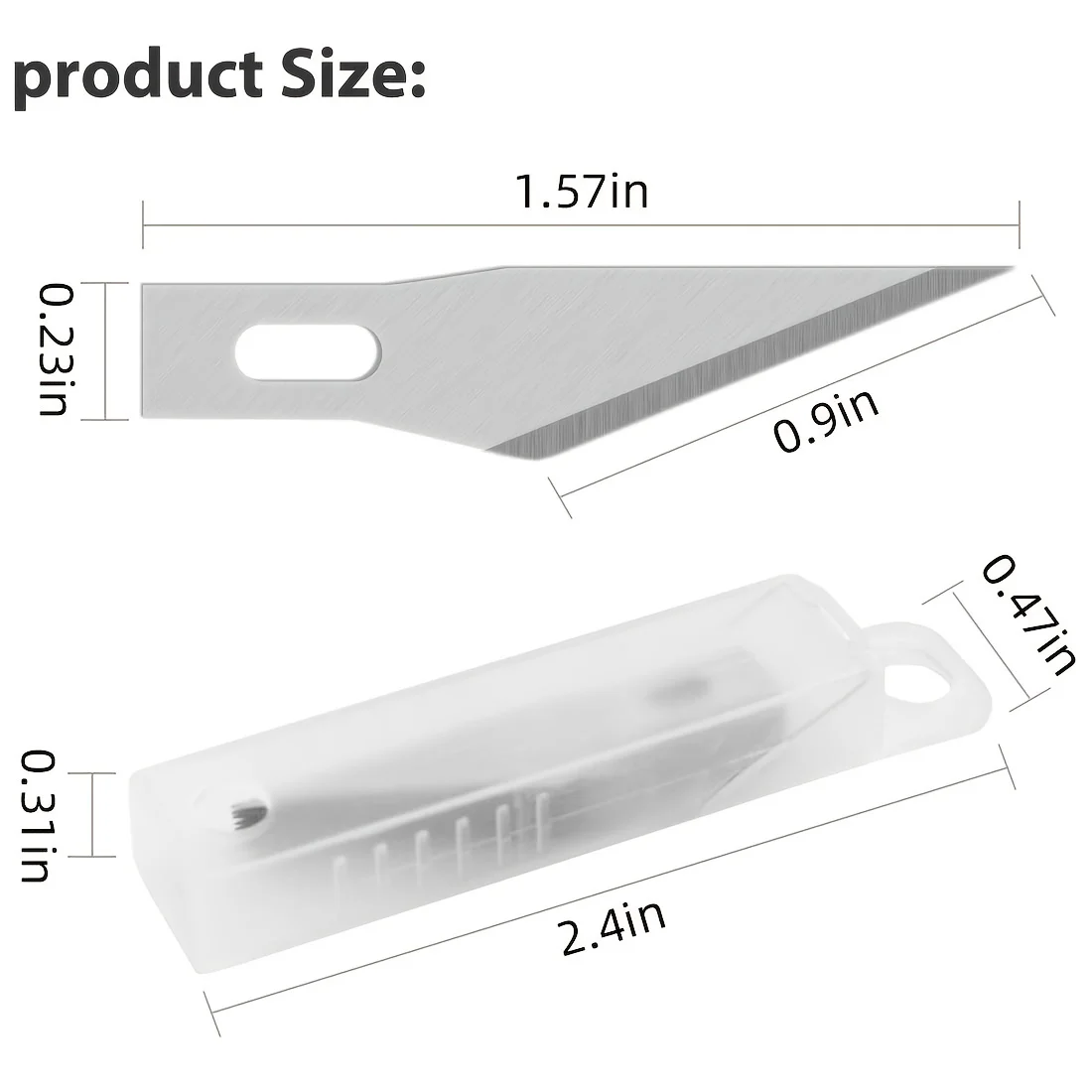 1 Pcs Craft Knife Hobby Knife Exacto Knife with 11 Pcs Stainless Steel Exacto Blade Kit, 1pcs Steel 15CM Ruler for Art,