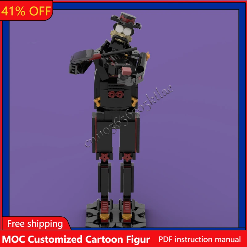 

348 PCS MOC Jazz Violinist Movie Characters Collect Series Vision Brickheadzes Model Creative Puzzle Birthday Figures Toys Gift