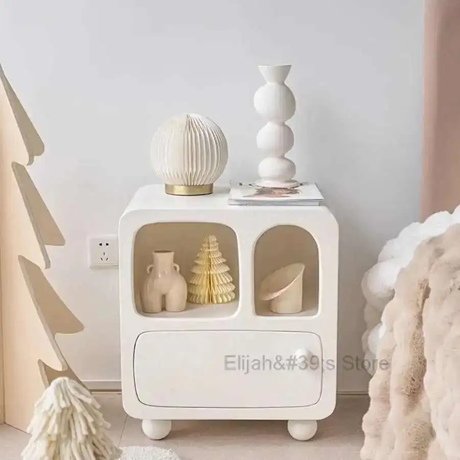 

Nordic Style Bedside Table Adult Drawers Minimalistic Corner Cabinet Storage Bedside Table Bedroom Cheap Muebles Nightstands
