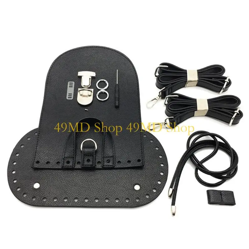 

49MD рюкзак для шитья, набор для рукоделия, сумка из искусственной кожи, нижняя основа и откидная крышка, регулируемый ремень