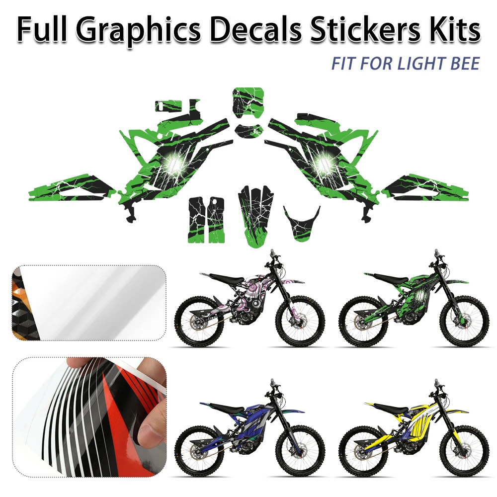 Motorcycle Decoration Protection Stickers Motorcycle Stickers Kit Customize Fit For SUR-RON Surron Light Bee