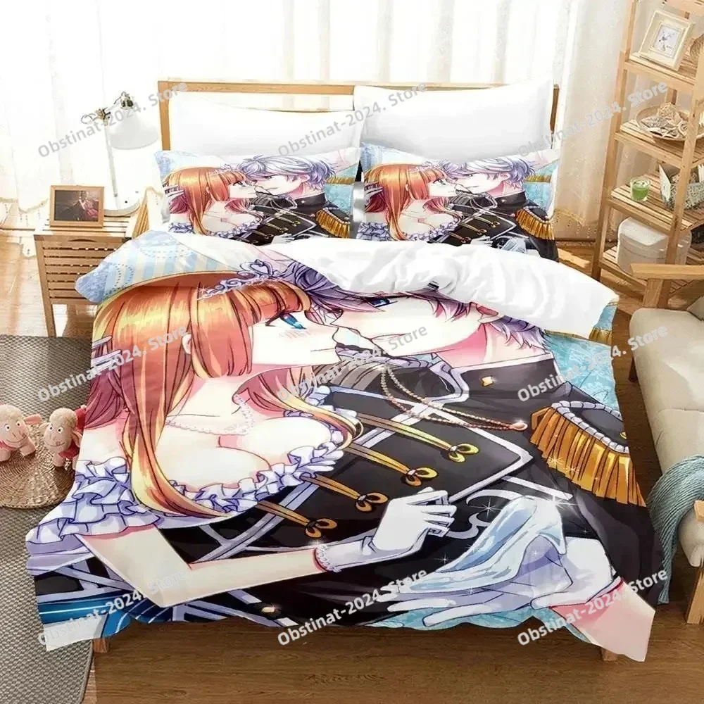 

Ensemble Stars 3D Anime Bed Sheet Set Printed Duvet Cover Pillowcase Bedding Set Linen Sheet Quilt Cover Full Queen King Size