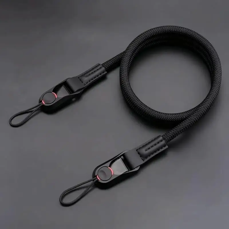 Adjustable Round Rope Camera Neck Strap Quick Release Detachable Shoulder Sling for Mirrorless Cameras Street Shooting