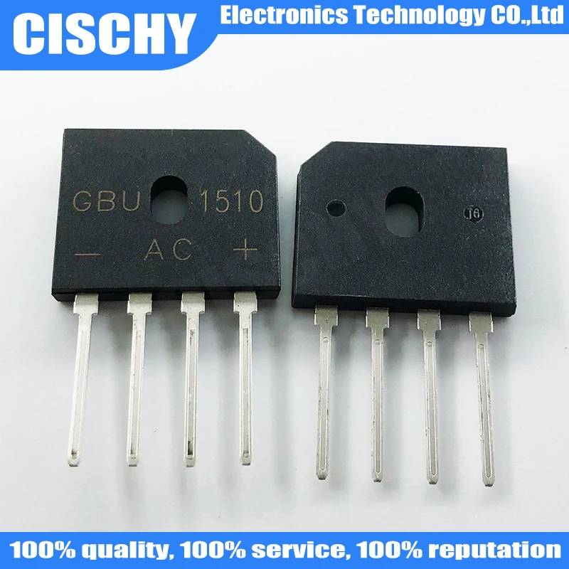 10pcs/lot GBU1510 ZIP 15A 1000V In Stock