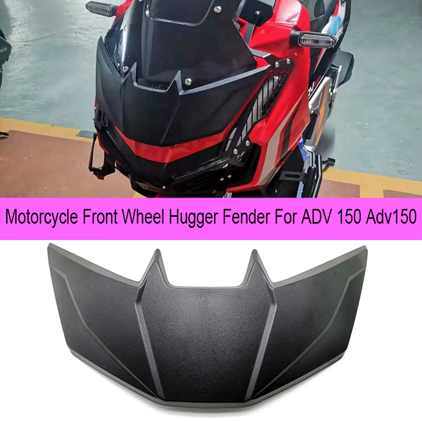 Motorcycle Front Wheel Hugger Fender Guard Beak Nose Extension Cowl Cover for Honda ADV 150