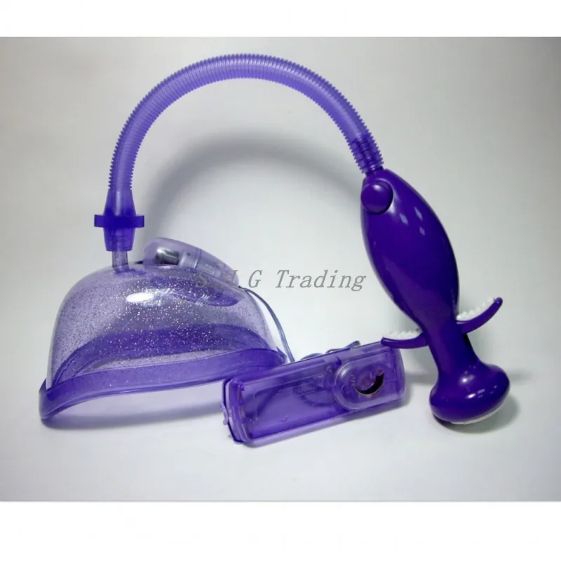 PVC Clitoris Sucker Vagina Pump With Egg Clit Vibrator Cover Vulva Enlarge Clitoris Pussy Pump Women Toys for Adults