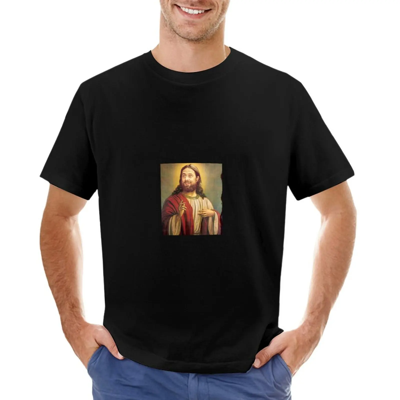 

CJ McMahon Jesus T-Shirt oversized graphic tee vintage clothes anime t shirts graphic t shirts compression shirt men