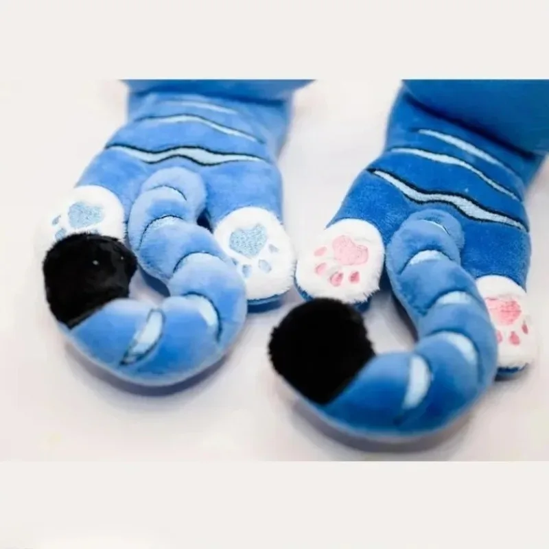 

# * Аниме Kpop Охотники на демонов Плюшевая милая фиолетовая тигровая черная шляпа Сорока с 3-мя глазами Monster Hunt Girl Group Кукла для фанатов Подарки