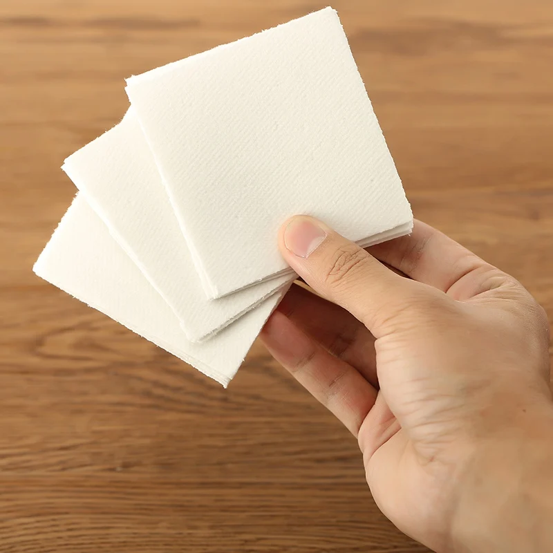 50 Sheets 8cmx8cm for DIY Glass Fusing Ceramic Fiber Paper Bullseye Thinfire Microwave Kiln Paper