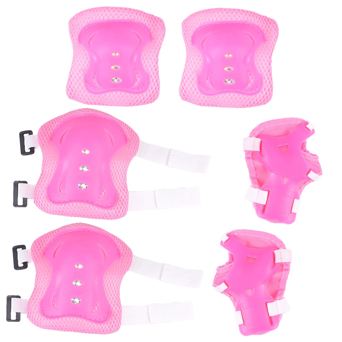 

Kids Protective Gear Set Knee Pads Elbow Pads Wrist Guards for Skateboard Roller Skating Scooter Bicycle Sports Lightweight