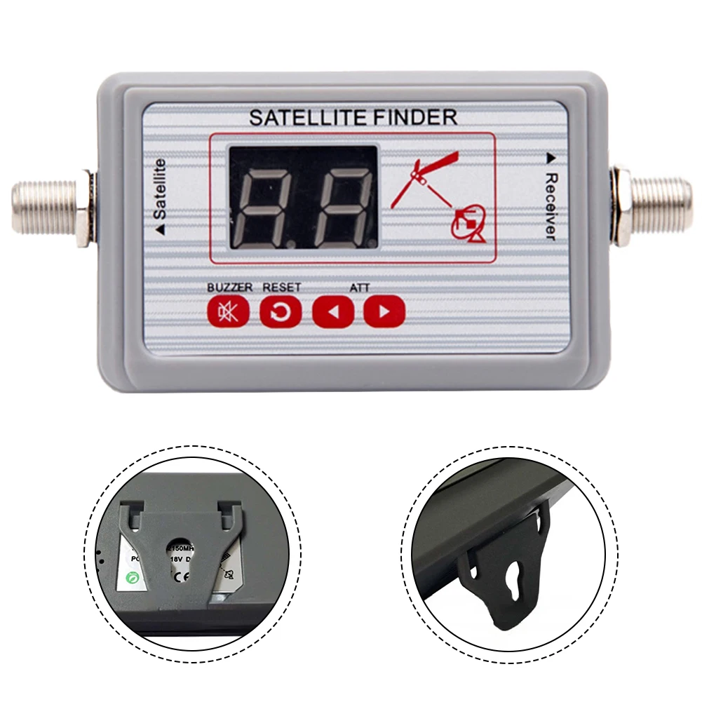 

95DL Digital Star Finder TV Antenna Satellite Signal Detector With Buzzer And Attenuation Control Function Digital Meter Finder