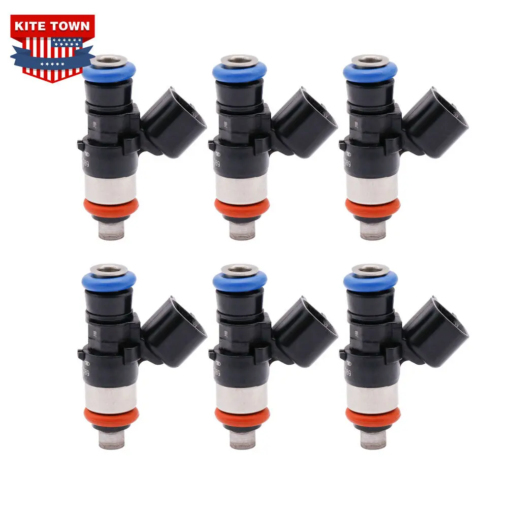 

Set of 6 Fuel Injectors For Ford Escape Fusion Mercury Mazda 3.0L V6 0280158189