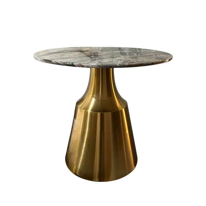 

a few light luxury, natural marble Pando living room sofa edge a few pull corners a few light luxury small round table