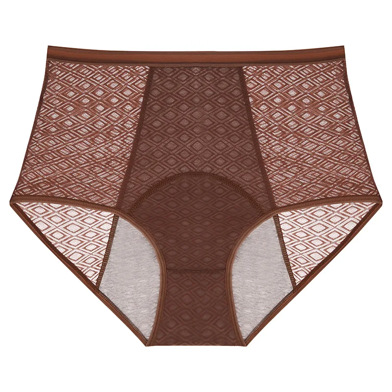 【3 pièces】 lingerie féminine sexy femmes sous-vêtements période sous-vêtements mince été femme culotte taille haute femme culotte 2025 tendance