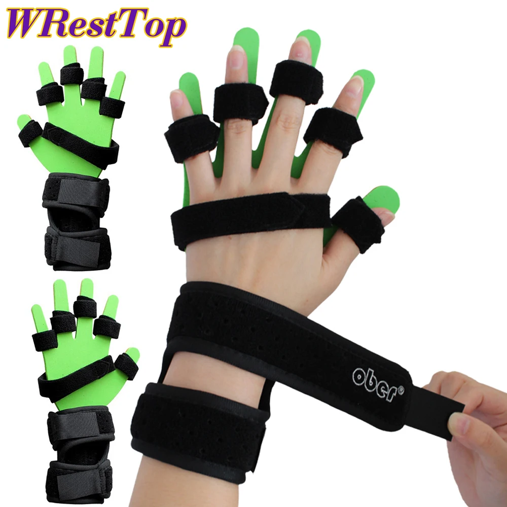 Child Finger Splint Fingerboard Finger Separator Orthotics Points Hand Wrist Training Device Brace Support Flex Spasm Extension