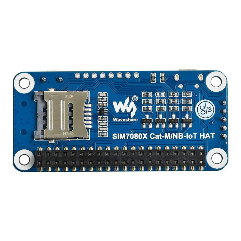 Waveshare-NNB-IoT Cat-M(EMTC) GNSS HAT para Raspberry Pi, Baseado em SIM7080G, Aplicável globalmente, Interface USB a bordo