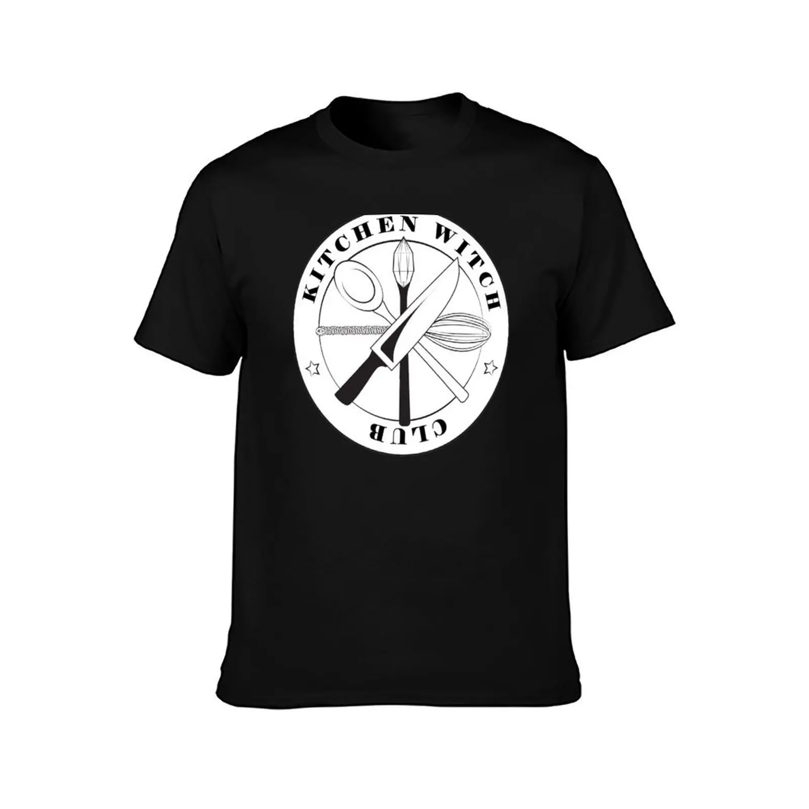 Kitchen Witch Club Logo T-Shirt Minimalist Graphic Tee Shirt