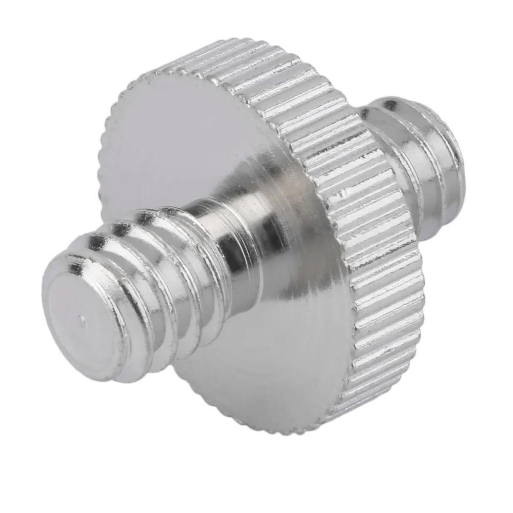 

Tripod Mount Holder Monopod/Ball Head/Quick Release Plate/Flash Light Stand 1/4" Male to 1/4" Male Camera Screw Adapter For DSLR