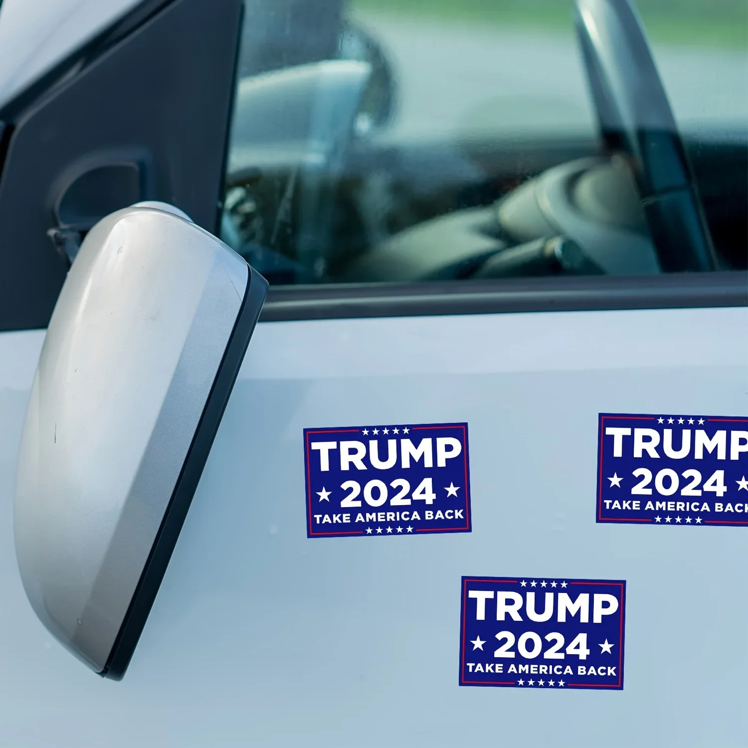 Trump 2024 Car Stickers Auto Body Bumper Vehicle Window Trunk Vinyl Decals Take America Back Stickers Creative Decoration