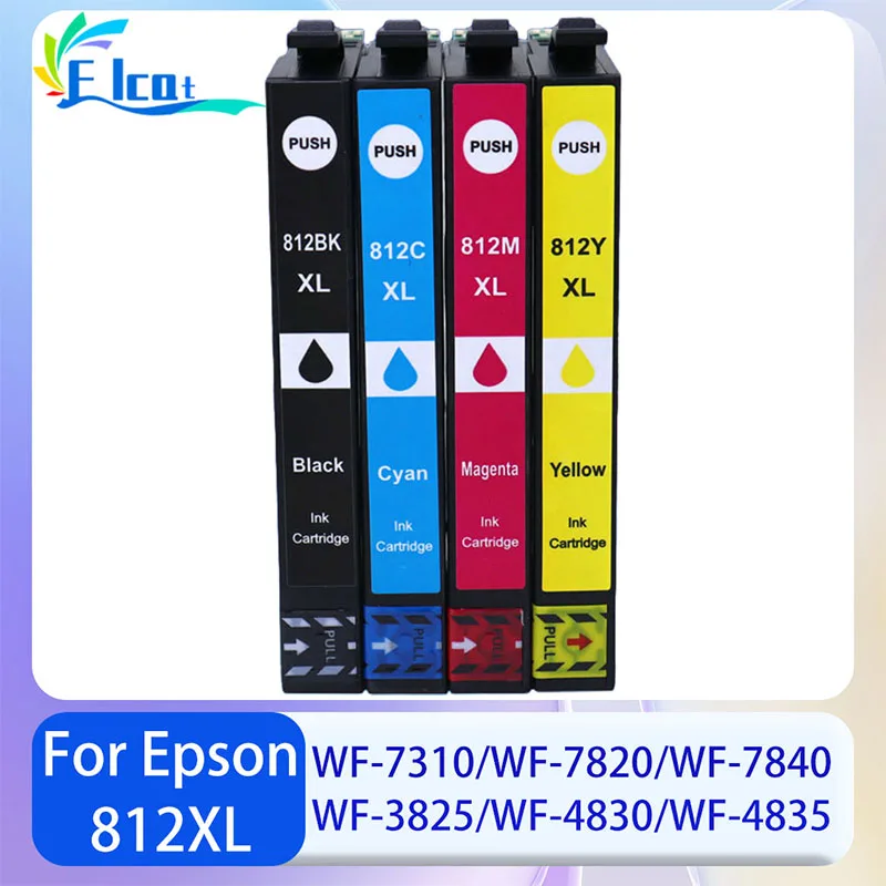 

812XL 812 XL T812XL картридж, совместимый с картриджем Epson для Epson WF-3820 WF-3825 WF-4830 WF-4835 WF-7830 7840 7845