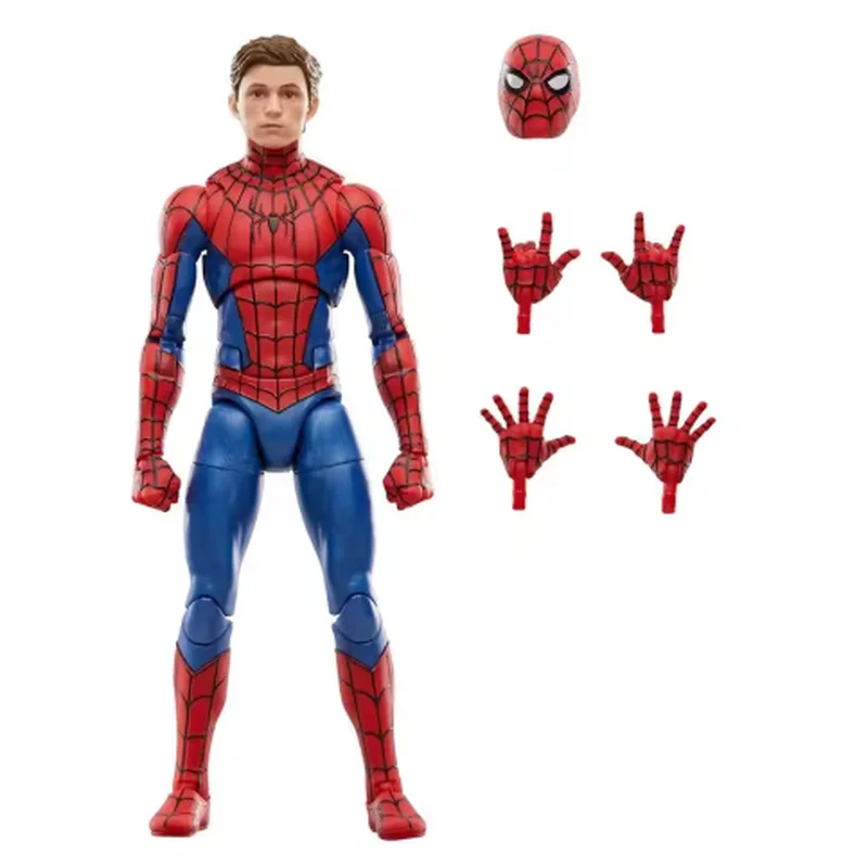 

Marvel Legends Series Tom Holland Spider-Man Action Figure 1/12 Scale Retro Carded Spider-Man Decorative Ornaments